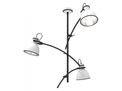 Závěsné svítidlo ZUMBA 3xE27/60W černobílá vč. PHE