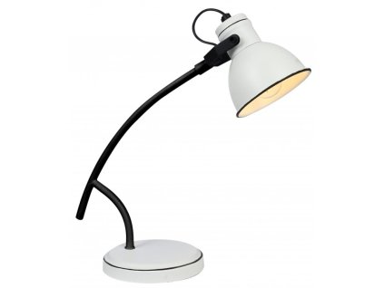 Stolní lampa ZUMBA E14/40W černobílá vč. PHE