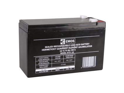 Akumulátor olověný 12V 9Ah EMOS