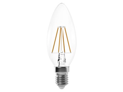 LED žárovka Filament svíčka E14/4W/4100K vč. PHE