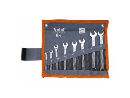 Klíče očkoploché sada 8ks EXTOL PREMIUM