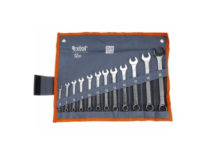 Klíče očkoploché sada 12ks EXTOL PREMIUM
