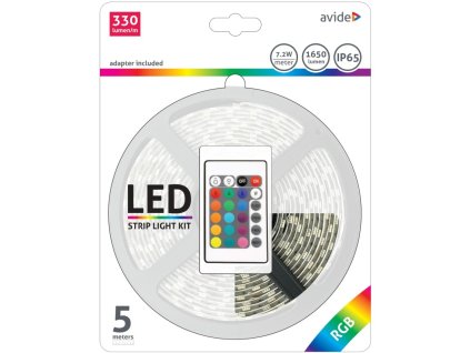 LED pásek sada 7,2W/5m/RGB IP65