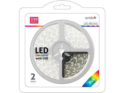 LED pásek USB sada 7,2W/2m/RGB IP65