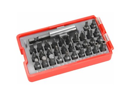 Bity sada 33ks magnetický držák hrotů CrV EXTOL PREMIUM