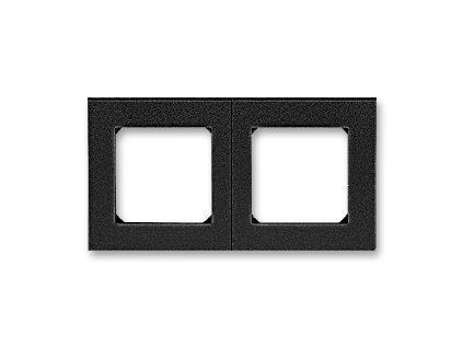 Rámeček 2-násobný onyx/kouřová černá LEVIT M