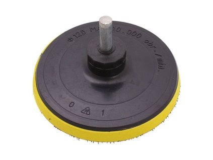 Unašeč průměr 125mm se suchým zipem BGS