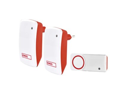 Zvonek bezdrátový P5750 150m 2 základny bezbateriový EMOS