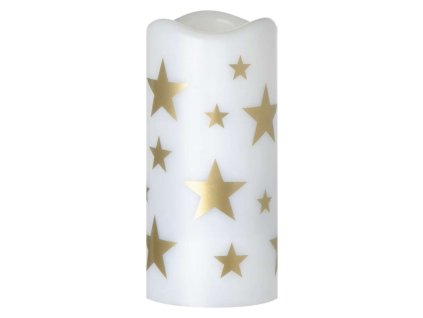 LED dekorativní projektor – hvězdičky teplá bílá 3xAAA IP20