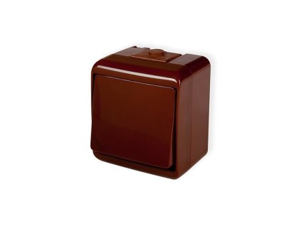 Vypínač č. 6 IP54 hnědý Junior Karlik