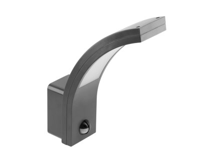 LED svítidlo PARIS 10W/4000K/900lm s čidlem IP54 grafit