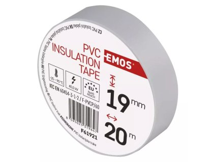 Izolační páska 19mm/20m bílá EMOS