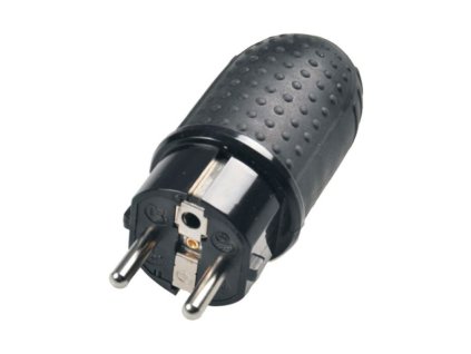 Vidlice gumová IP44 černá