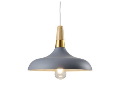 Závěsné svítidlo GTV-7368 SKANDI šedá