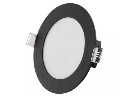 LED vestavné svítidlo NEXXO kruh 7W černé se změnou CCT