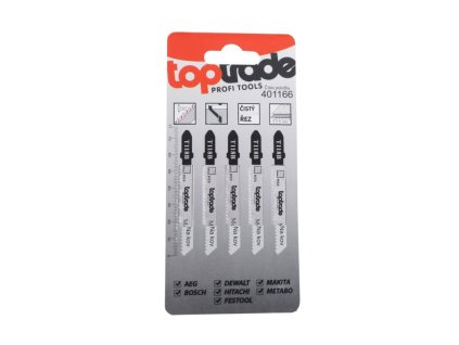 List pilový pro přímočarou pilu T118B sada 5ks TOPTRADE