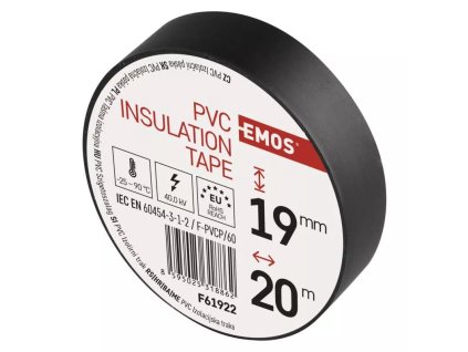 Izolační páska 19mm/20m černá EMOS