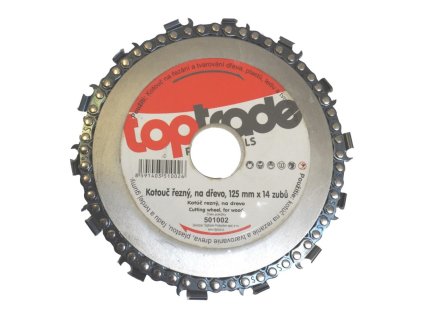 kotouč řezný řetězový, dřevo 125mm x 14 zubů