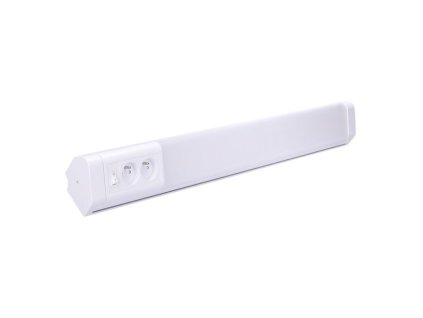 LED svítidlo kuchyňské 10W/4100K + 2x zásuvka SOLIGHT