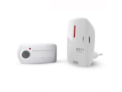 Zvonek BZ11 bezdrátový bílý ELEKTROBOCK