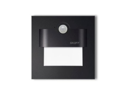 LED svítidlo TANGO 2,4W/3000K s čidlem černé SKOFF
