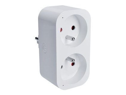 Zásuvka 2-násobná s měřením spotřeby elektrické energie WIFI