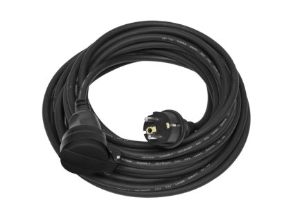 Prodlužovací kabel FG1-5 1 zásuvka 5m 3x1,5mm černý guma ECOLITE