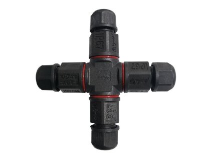 Spojka kabelová křížová 3x1,5mm2 IP67