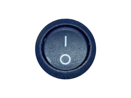 Vypínač kolíbkový b/č