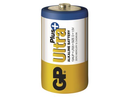 Baterie alkalická velký mono LR20 GP Ultra Plus