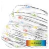 LED vánoční nano řetěz multicolor, časovač 1,9m 2xAA IP20