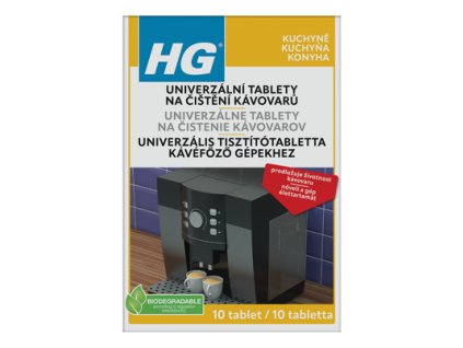 HG univerzálne tablety na čistenie kávovarov