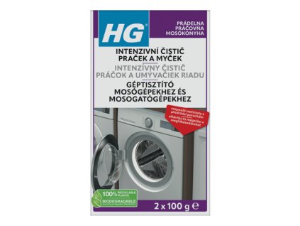 HG intenzívny čistič práčok a umývačiek riadu
