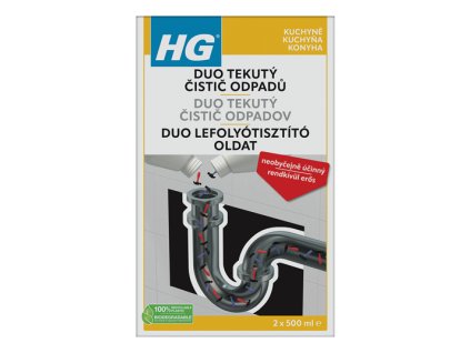 HG duo tekutý čistič odpadov