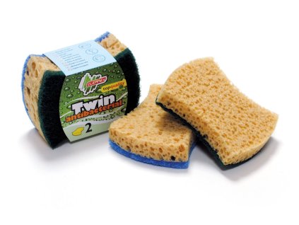 Hubka na riad TWIN antibacterial - 2ks