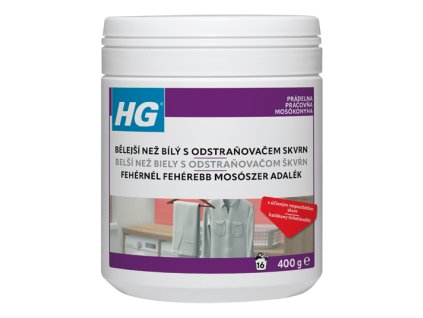 HG belší než biely s odstraňovačom škvŕn