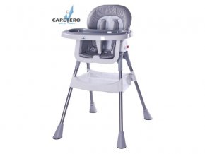 Jídelní židlička Caretero Pop grey