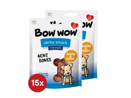 BW867 Jerky mini bones multipack