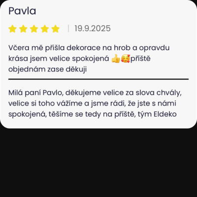 Recenze zákazníka 9