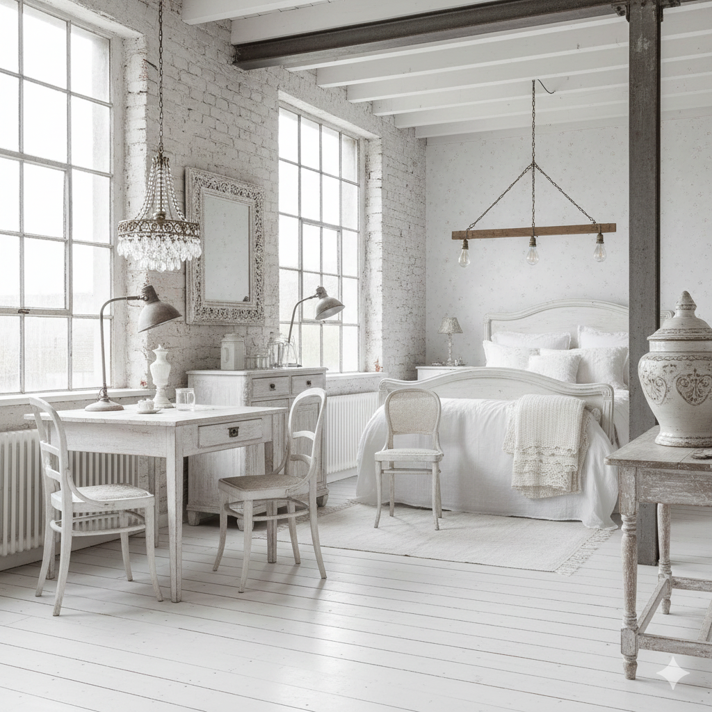 Kúzlo Ošúchaného Pôvabu: Ako Tvorivo Zariadiť Interiér Shabby Chic