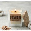 Sviečka Nature Cédrové drevo & biele pižmo 80g 1