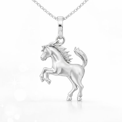Strieborný prívesok " Kôň"