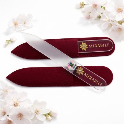 sklenený pilník mirabile