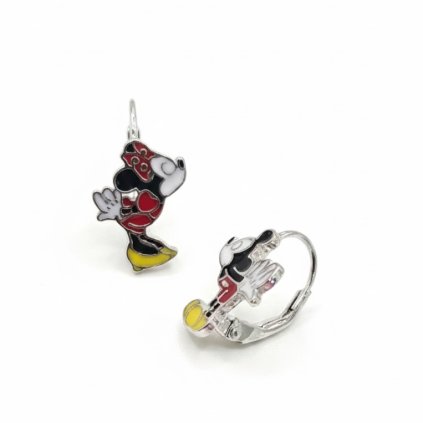 strieborne nausnice zalubene mysky