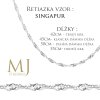 strieborne retiazky singapur