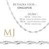 strieborne retiazky singapur