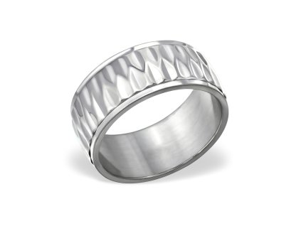 all4Silver Titánový prsteň so vzorom M31850-A4S