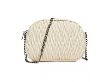 Dámska prešívaná crossbody kabelka Miss Lulu MSM2449 béžová MSM2449 BG (10) 1000x1000