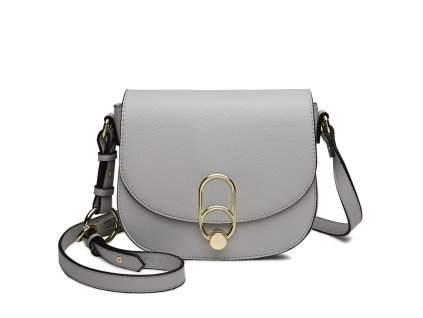Miss Lulu crossbody sivá kabelka