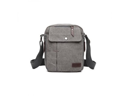 KONO pánska crossbody taška sivá